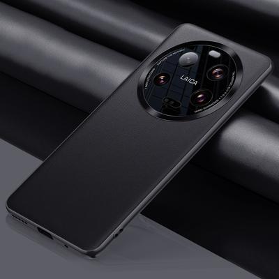 Для Xiaomi 13 Ultra PU кожаный чехол с покрытием TPU+PC телефон металлический защитный чехол для линз телефона (2-е поколение)