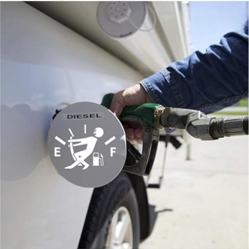 Car Fuel Tank Cover Stickers Reflective Car Stickers Funny Signs Decal for Most Vehicle Car Truck Gas Cap Door Car Accessories