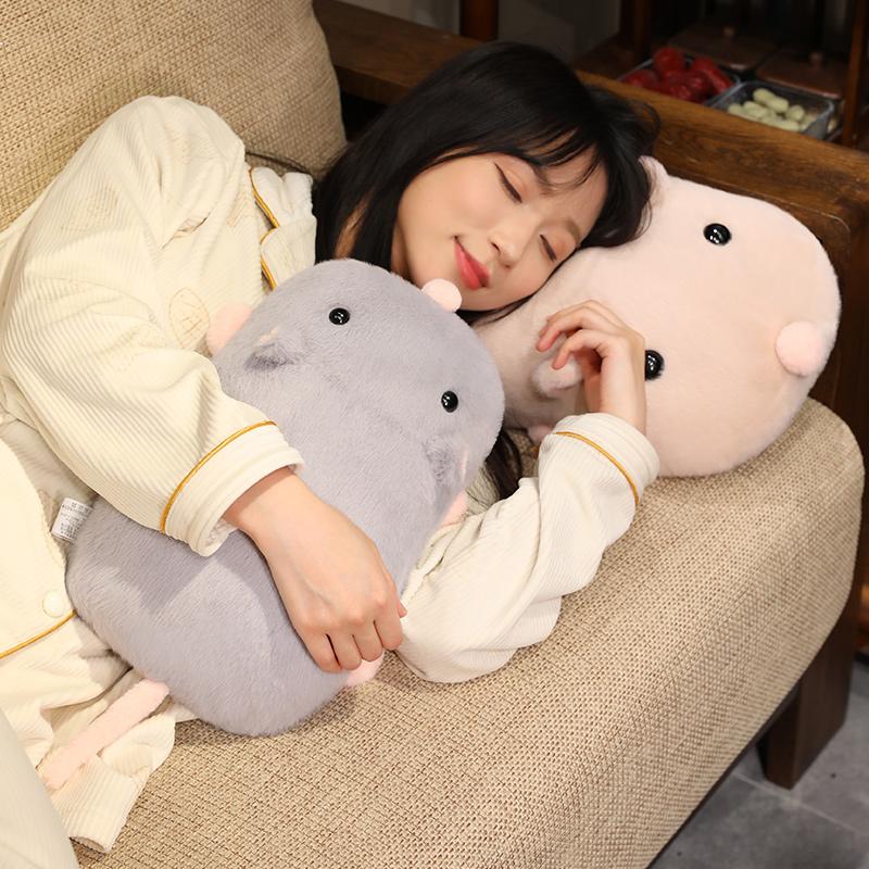 Big Size Throw Pillow 45/60/80cm Lifelike Mouse Plush Pillow Creative Rat Plush Pillow Sleep Companion Sofa Cushion Kid Gift