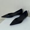 Pointed Toe Women Flats Shoes Shallow Elegant Fashion Sandals Autumn New Brand 2024 Sexy Dress Party Walking Office Shoes Mujer