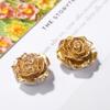 Поддельный цветок розы Красивая заколка для волос Украшение Цветущая смола Камелия для чехла для мобильного телефона DIY Скрапбук Чехол Сумки Украшение для волос