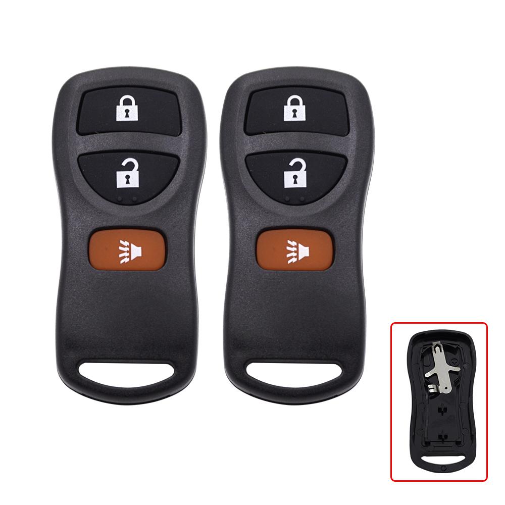 Cocolockey 3B Корпус автомобильного пульта ДУ для Nissan Pathfinder Titan 2004 2005 2006 2007 2008 2009 4 Кнопки Бесключевой Брелок