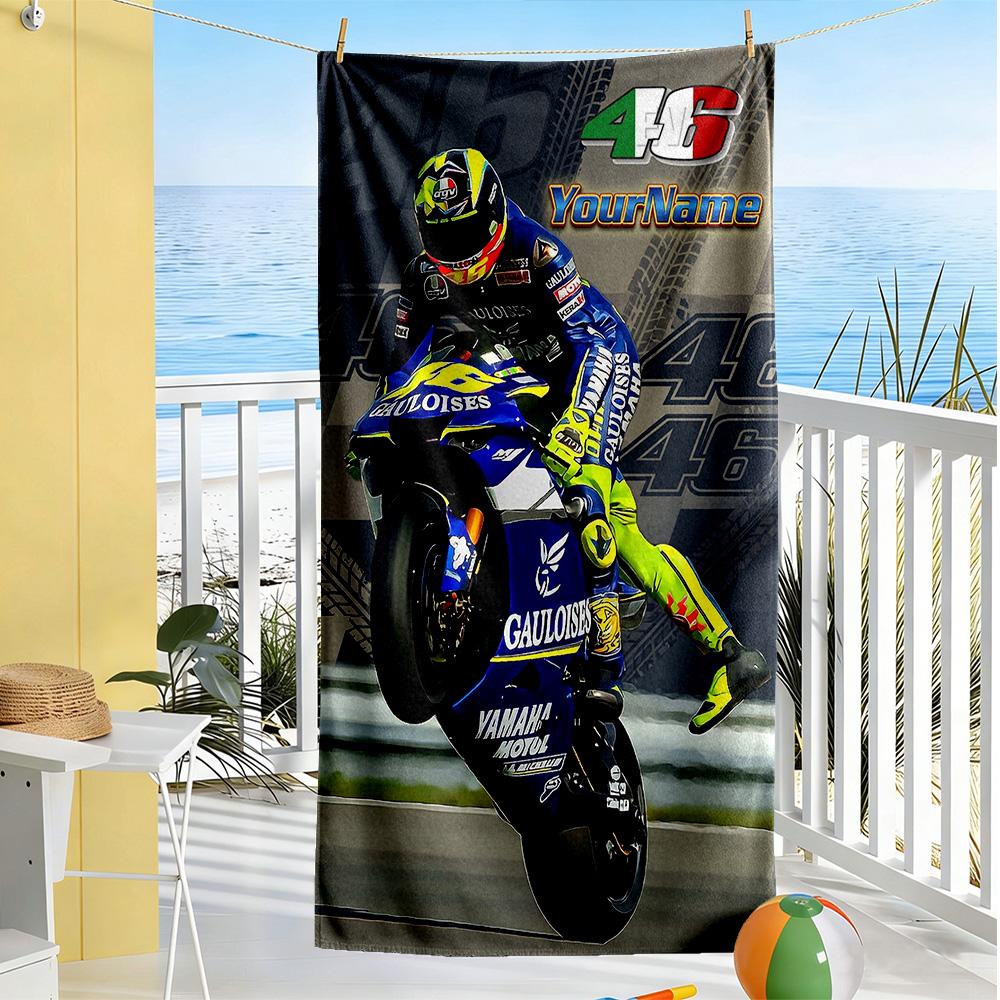 Doctor46 Customize Your Name Beach Towel Super Soft Absorbent