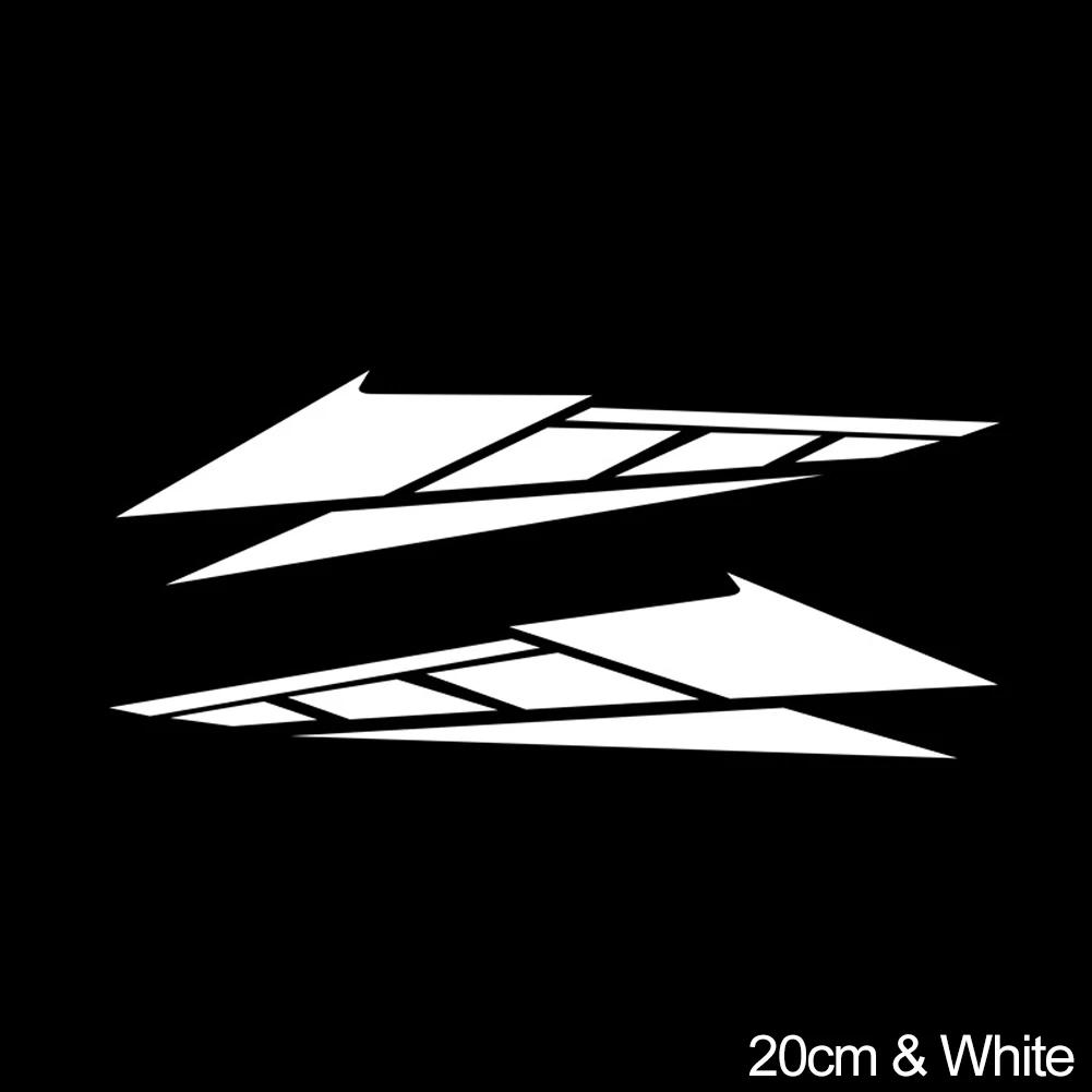 Новые 2 шт. наклейки из ПВХ для мотоциклов, светоотражающие наклейки 20 см/28 см, аксессуары для украшения хвостовой части скутера, декоративные украшения для мотоцикла