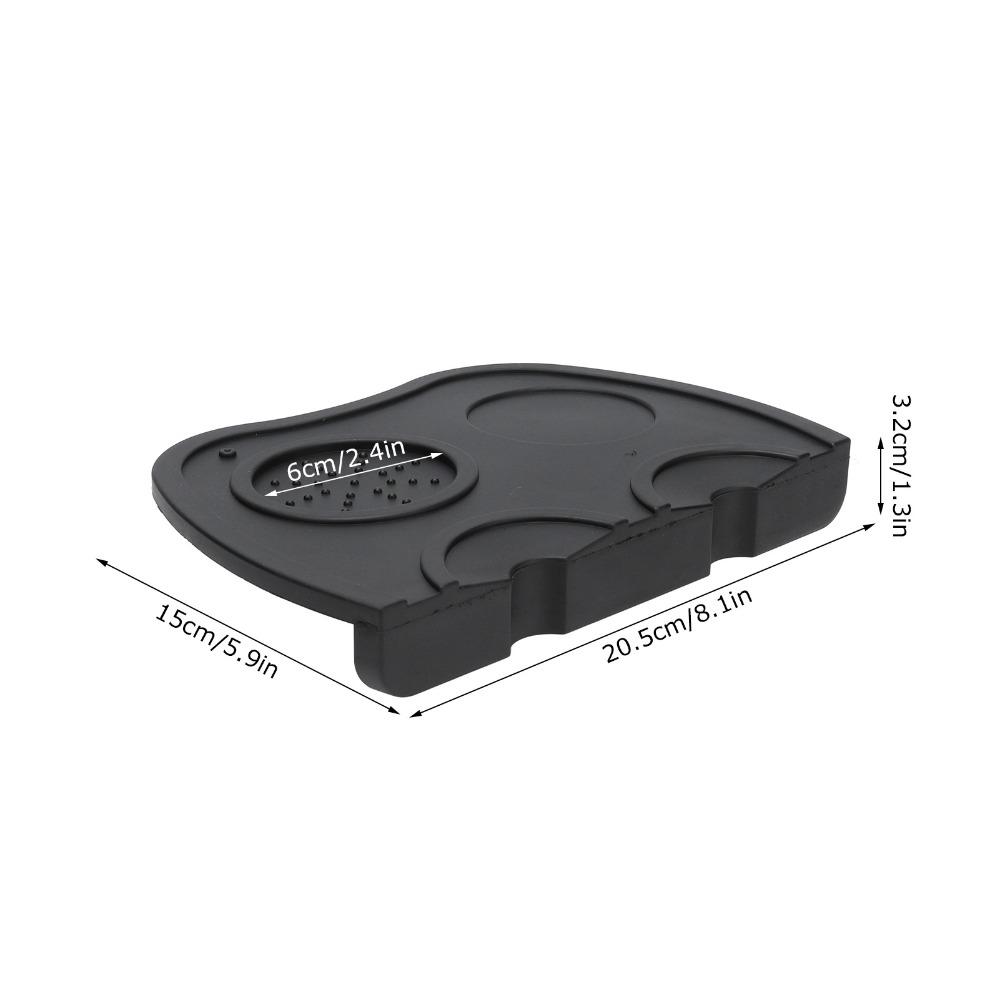 Anti-Slip Design Coffee Tamper Mat Heat Resistance Corner Tamping Mat Barista Coffee Mat For Home
