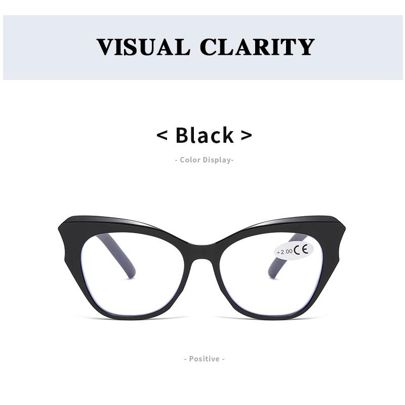 Женские очки для чтения «кошачий глаз» с защитой от синего света и коррекцией дальнозоркости