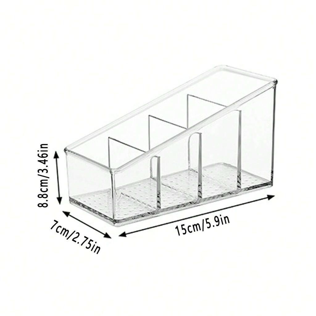 3/4 сетки держатель для хранения косметических кистей пульт дистанционного управления ящик для хранения настольный органайзер для офисных ручек для макияжа прозрачный настольный ящик