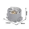 Round Shape Lamp Holder Embedded Lamp Base Embedded Installation Base Bracket  Home Hallways