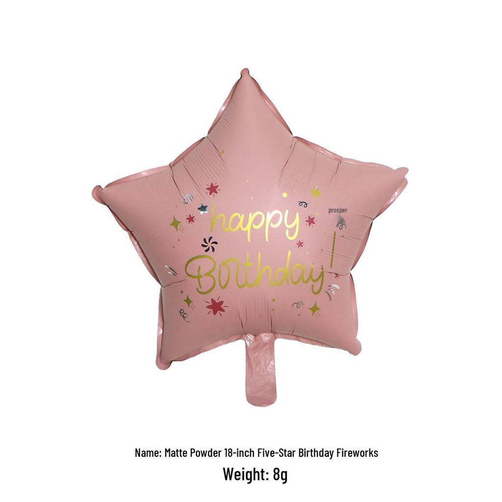 Cute Matte Frosted Teddy Bear & Rainbow Aluminum Balloons for Kids' First Birthday Decorations