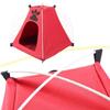 Detachable Cats Cooling Tent for Indoor Outdoor Cats Play House Shelter Tent with Cushions Dog Cats Sleep Tent for Camping