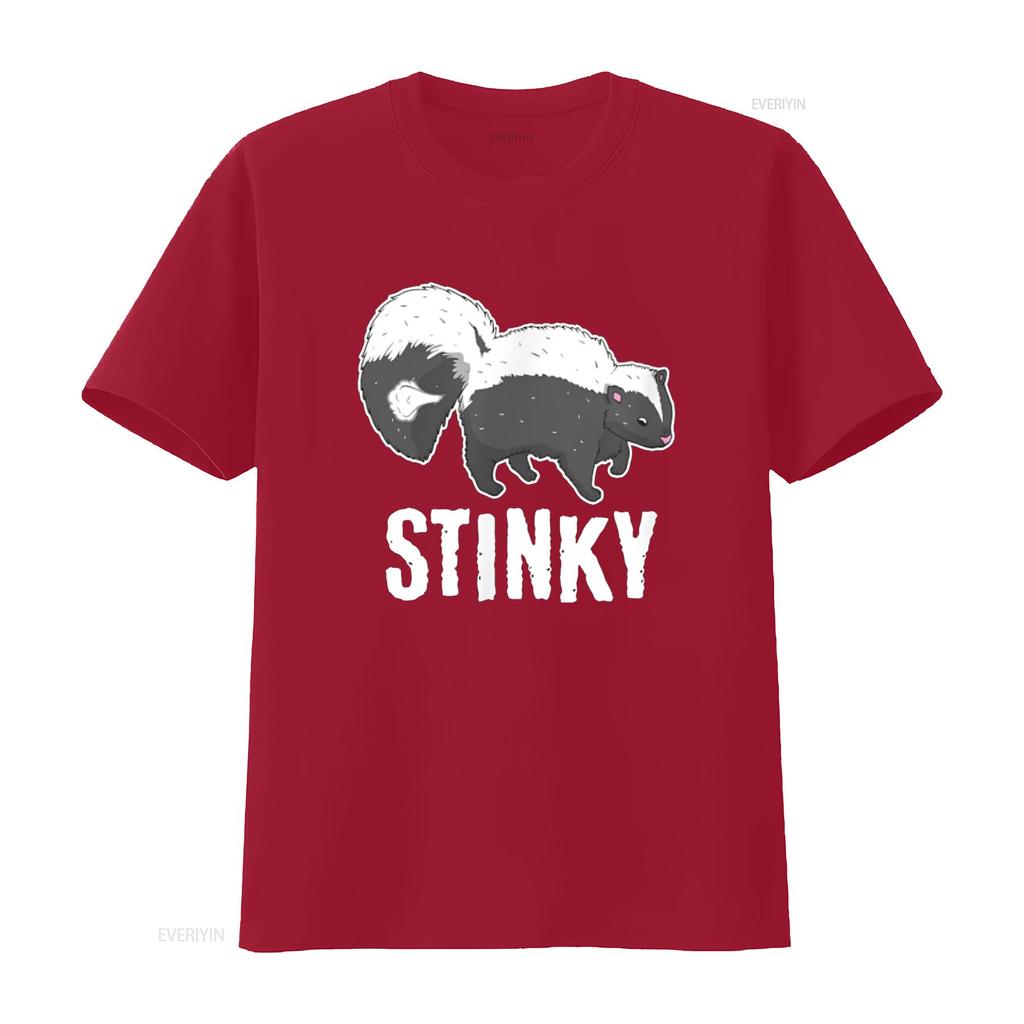 Stinky Skunk Smell Polecat Mammal Animal Lover Kids T Shirt vintage Washed homme Versatile Unisex Breathable fashion Stretched