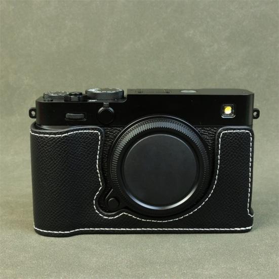 X-E5 Camera Half-Body Case Faux Leather Camera Protection Cover Scratch Bump Dust