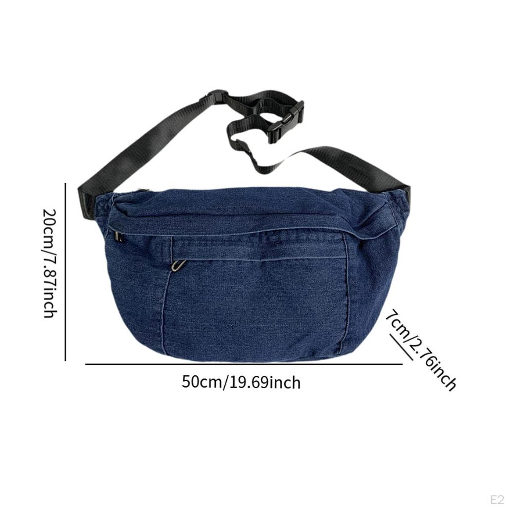 Waist Bag for Women, Retro Design Shoulder Bag, Chest Hiking, Fishing
