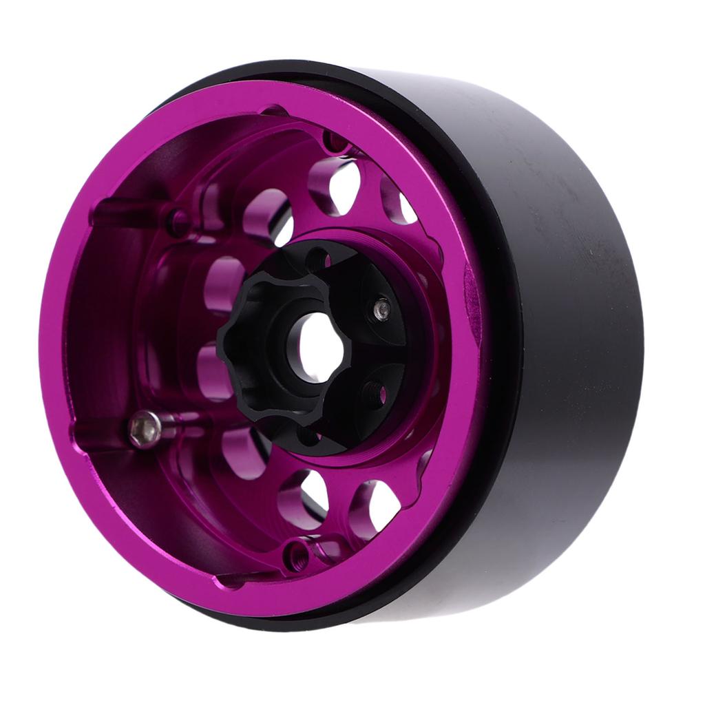 4pcs 1.9 Inch RC Wheel Hub RC Accessories Aluminum Alloy Wheel Hub for 1 10 RC Crawler Car Purple
