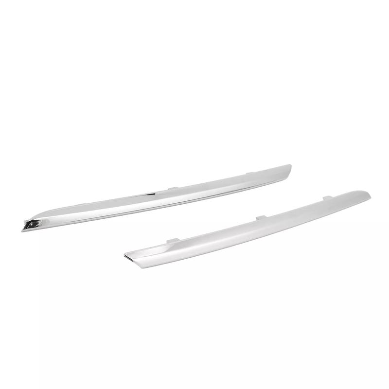 For Renault Clio IV 4 2016-2019 Grille Strip Moulding Chrome Front Bumper Cover Abs Facelift modified exterior accessories