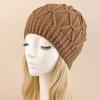 Single Layer Autumn and Winter Knitting Pullover Cap Warm and Fashionable Protection Ear Women’s Hats