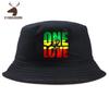 RASTA ONE LOVE CITY Панама Растафари Лев Царь Рыбацкие кепки Флаг Ямайки Лучший Дизайн Красный Желтый Зеленый Бейсболки
