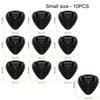 1/5/10Pcs Guitar Pick Holder Plastic Plectrum Case Mediator Quick Storage Self Adhesive Triangle Shape