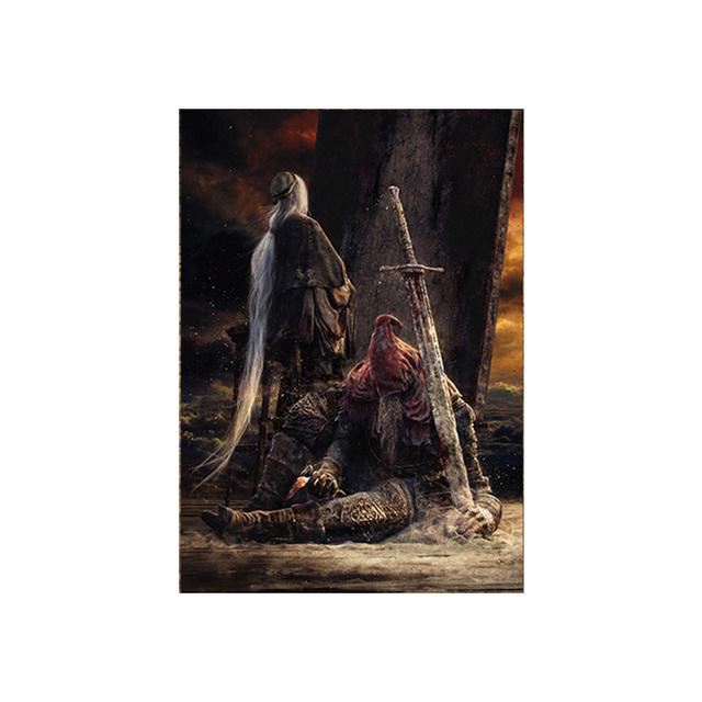 Современный игровой постер, украшение Темных душ на холсте, настенные художественные постеры и принты, произведения искусства для комнаты мальчика, дома, Куадрос, без рамки