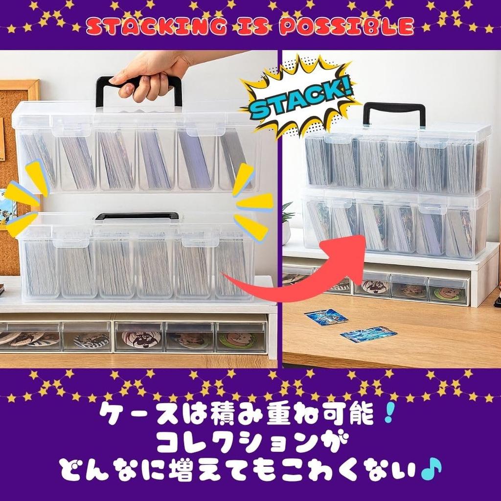 Коробка для хранения Solvanta для Pokemon Clear Top Loader Вмещает 900 Ширина x Глубина x Высота 12 см Карты, Кейс, Хранение, Карты, 35,8 см 10,8 см