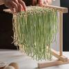 Collapsible Wooden Pasta Drying Rack 8 Arm Foldable Homemade Spaghetti Stand Quickly Set Up Dryer Noodle Hanger Kitchen Gadget
