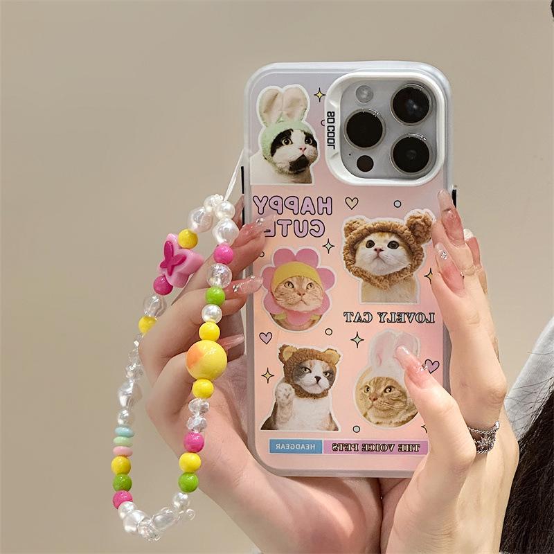 Zhitai Frosted Laser Case for iPhone 12/13/15 Pro Max & Huawei Mate 60 with Bracelet