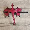 Gothic Flying Dragon Wing Hair Accessory With Wooden Stick Cosplay Dragon Hair Slide  Women