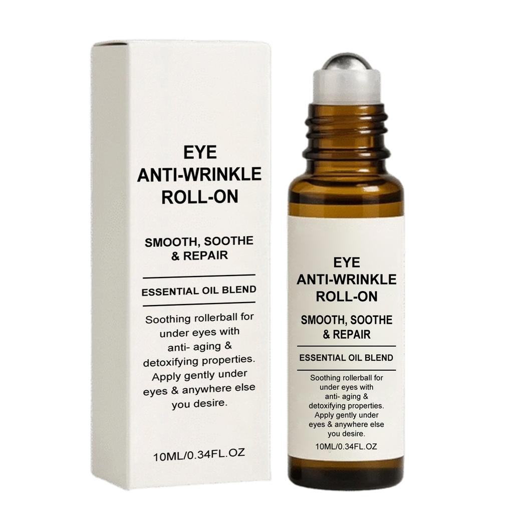 Gentle Portable Eye Roller Massage Moisturizing Refreshing Fast-Absorbing Non-Greasy Daily Eye Care 10ml