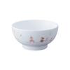 Noritake Rice Light Microwave and Dishwasher Fine Porcelain 230cc Bowl, 230cc, Step, Children's Dishware, Safe, Pink, (Reinforced Porcelain),