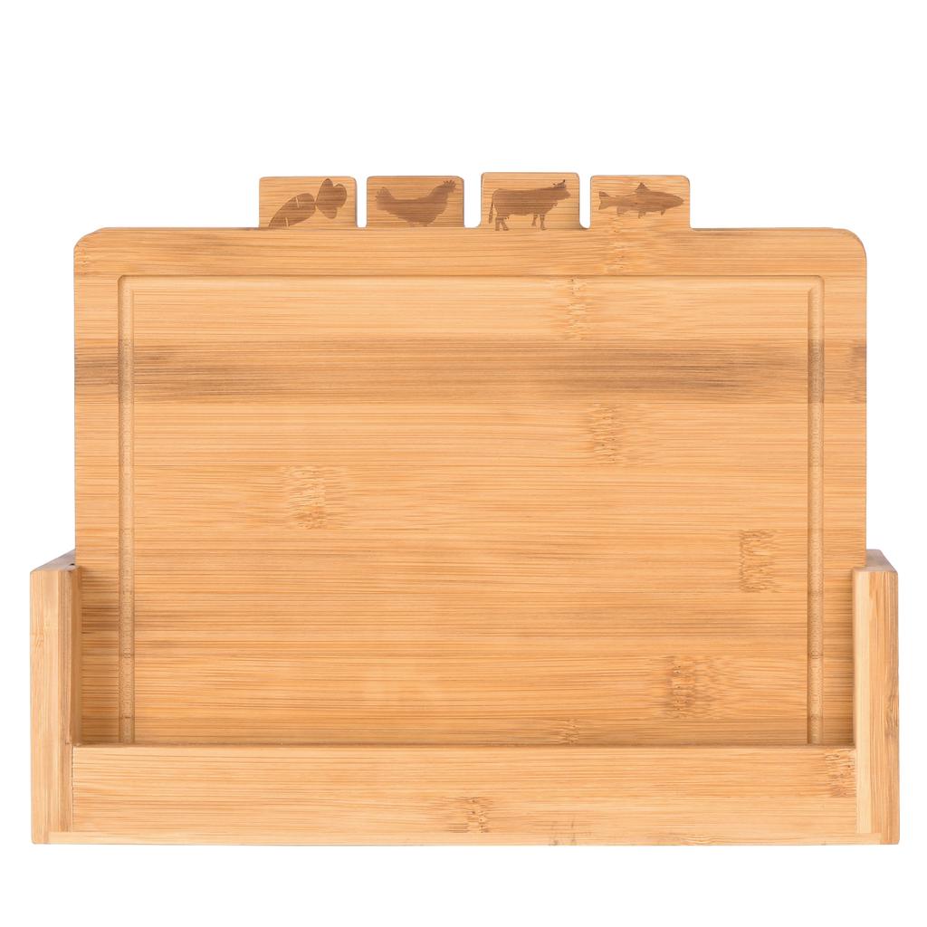 Dori Bamboo Chopping Board, Set Of 4