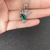 Vintage Crystal Animal Hummingbird Necklaces Fashion Luxury Gold Color Clavicle Chain Birds Necklaces & Pendants with Paper Card