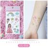 Glitter Princess Tattoo Stickers for Kids – Perfect for Party Desserts