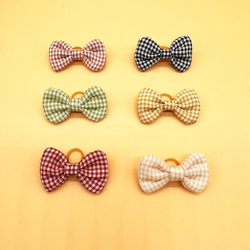 50/100 ШТ. Бантики для собак, Бантики для груминга домашних животных, Маленькие собаки, Аксессуары для волос для собак, Товары для домашних животных, Резинки