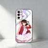 Чехол для телефона M-Megumi Anime S-Saekano для Samsung S25, S24, S21, S22, S23, S20, Ultra, S26, Plus, Fe, Note, 5G Черный