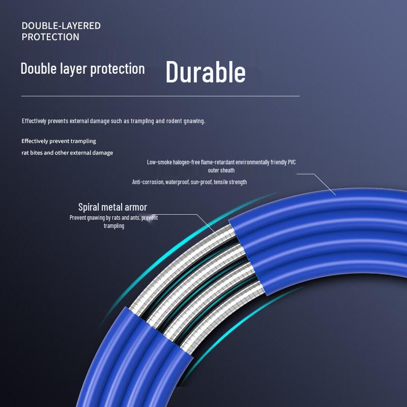 HUALIXIN Armored Indoor Fiber Optic Patch Cord