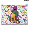 Barney Cartoon Wall Tapestry Aesthetic Wall Hanging Printed Fabric Blanket Decorative Tapestries for Bedroom Living Room Home Decor
