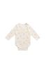 Jamie Kay OC Long Sleeve Kitten and His Size OWHT 70 Bodysuit, Kites, JBCO252071, Baby,