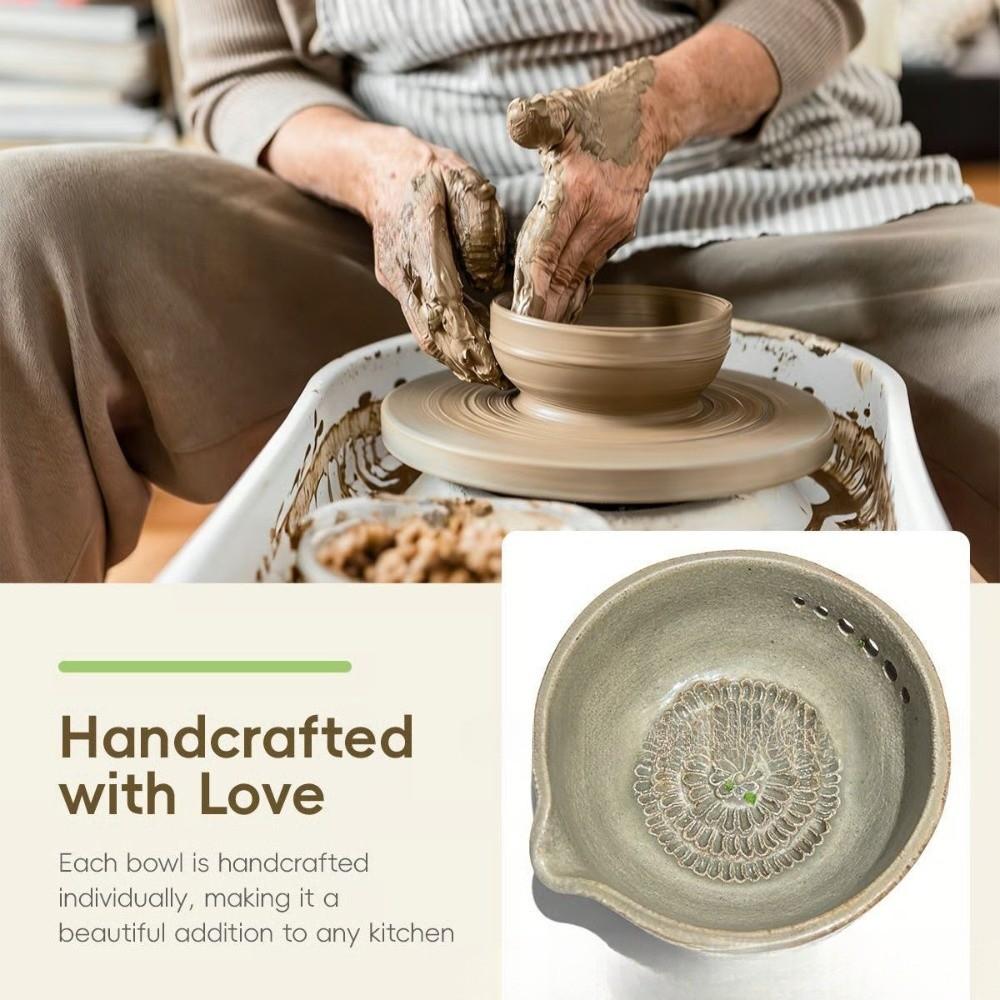 Easy To Use Manual Garlic Grater Bowl 2-in-1 Handmade Garlic Grinder Resin Compact Herb Stripper Bowl Meal Preparation