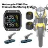 Мотоциклетная система контроля давления в шинах TPMS с ЖК-дисплеем, беспроводная система контроля давления в шинах для двухколесного мотоцикла
