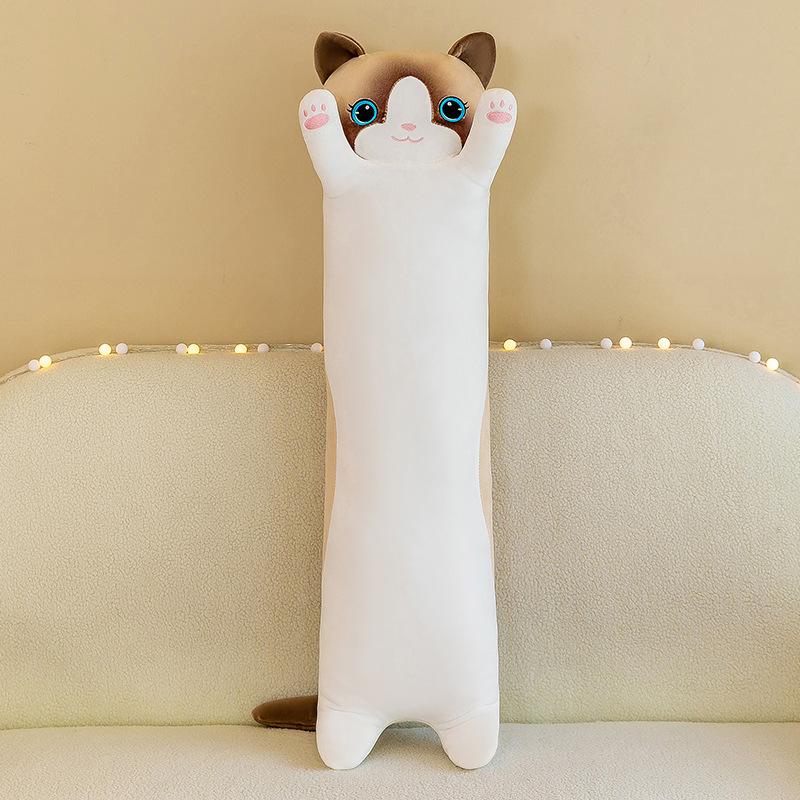 Cat Island Pillow Doll Plush Toy Long Cat Doll Sleeping Rag Doll Birthday Gift