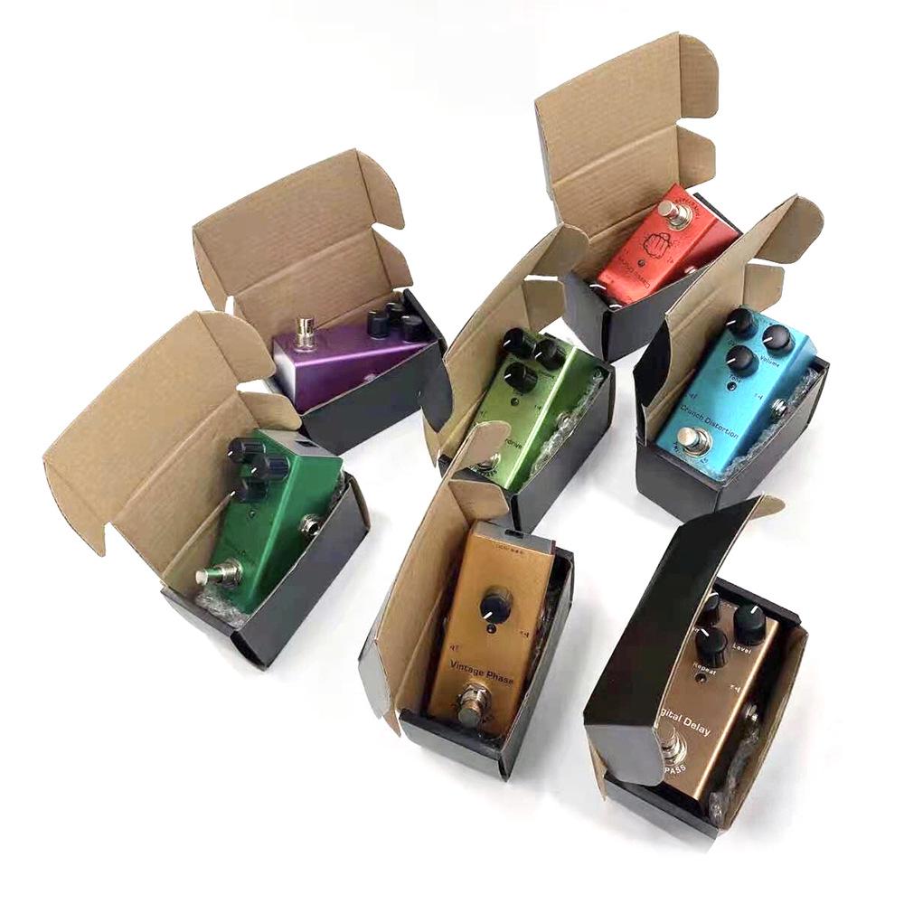 Electric Guitar Distortion & Reverb Effects Pedal