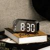 Голосовое управление Цифровой будильник Температура Двойной будильник Повтор Настольные часы 3 уровня Регулировка яркости 12/24H LED часы
