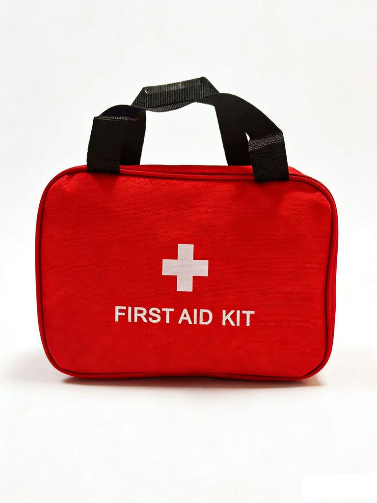 Thick Oxford Cloth Medical Emergency Bag - Compact First Aid and Medicine Storage with Zipper