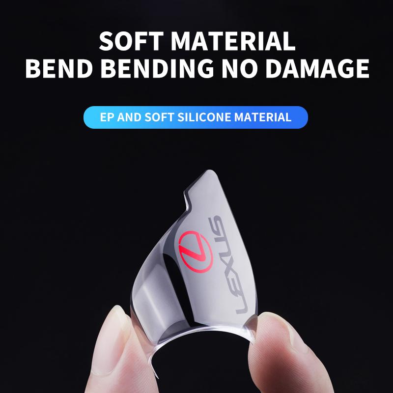 New 2X Car Door Corner Cover Bumper Crash Anti-Scratch Protection Accessories For Lexus ES