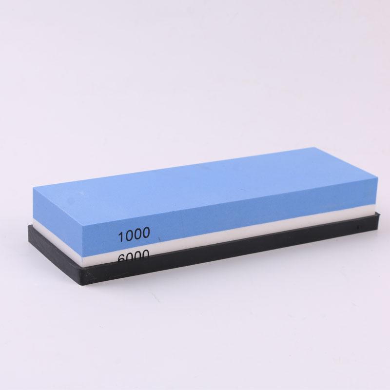 Двусторонний точильный камень бытовой белый корундовый точильный камень для тонкой заточки бытовой точильный камень для ножей кухонный профессиональный ARI