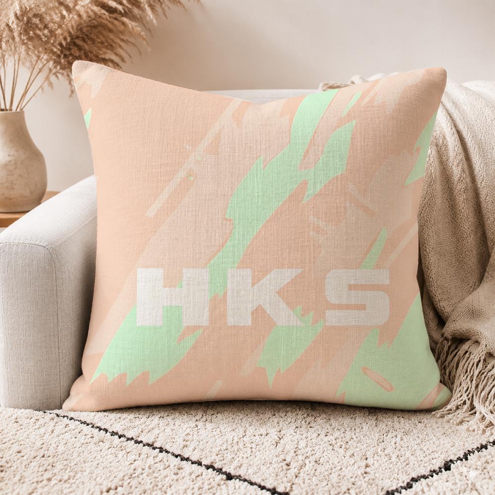PCool HKS Car Cushion Cover Linen Doublesided Printed Cushion Cover sofa pillow caseNordic Home Decor