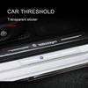 4 шт. Защита порогов автомобиля Прозрачный декоративный значок 3D наклейка Для Volkswagen Tiguan Golf-4 5 6 7 MK6 B5 B6 B7 Jetta Lavida Polo Tiguan Passat