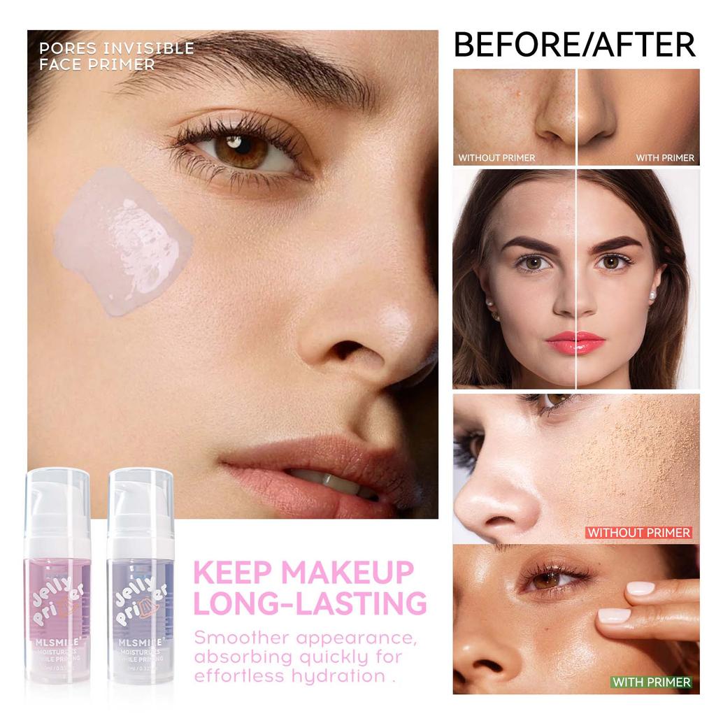 Hydration Makeup Primer Oil-control Matte Finish Transparent Gel For All Skin Types Natural Face Makeup Base