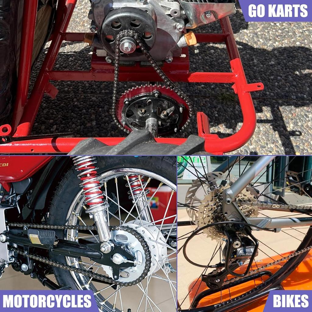 35 Roller Chain 3 Feet 95 Links With Chain Breaker Replacement For Go Kart Cart Mini Bike Bicycle Dirt Bike Motorcycles Powersports Accessories Parts