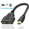 Разветвитель HDMI 1 в 2, 1080P, двухпортовый Y-разветвитель, кабель для ПК, ТВ, Xbox PS3, HDMI-совместимый разветвитель